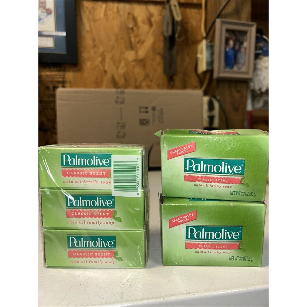 Lot of 5 Palmolive Mild Soap Classic Scent 3.2 Oz Bars Great Valve (5Packs)